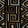 thumbnail image 3 of Roberts, Ellie 20x20 Black Modern Framed Museum Art Print Titled - Mudcloth VI, 3 of 5