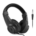 thumbnail image 1 of Casco Auriculares de Monitor estéreo con cable Auriculares sobre la oreja con controlador de 50mm Enchufe de 6,5mm para grabación Monitoreo Apreciación de música Negro (NO para PC) TOMSHOO Casco, 1 of 6