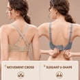thumbnail image 5 of Womens Sleeping Nursing Bra Wirefree front buckle Breastfeeding Maternity Bralette Pack of 3, 5 of 7
