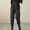 #084-Black, variant on Hivin Women's Cotton Harem Pants, Lightweight High-Waisted Slim-Fit, Thermal Insulated for Casual Everyday Wear