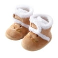 thumbnail image 5 of YDOJG Cute shoes for Toddler Boys Girls Shoes Soft Baby Snow Booties Warming Boots Baby Shoes Coffee 0-3 Months, 5 of 5