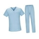 thumbnail image 2 of Conjunto De Batas De Enfermería Strade Fareast Limited ropa de trabajo de enfermera Lavable Suave XXL Azure, 2 of 8