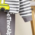 thumbnail image 5 of HCNTES Baby Boy Clothes Fall 6 12 18 24 Months 1T 2T 3T 4T 5T 6T 7T Long Sleeve Car Print Pullover Tops & Pant Sets Toddler Winter Outfits, 5 of 5