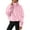 Pink, variant on Fleece Sweatshirts for Women Sport Cozy Oversized Pockets Pullover Half Zip Jacket Coats Outerwear