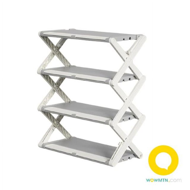 HAIXIN 282V 4-Tier Adjustable-Height Shoe Organizer Rack