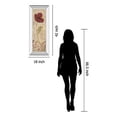 thumbnail image 4 of Classy Art 1041MF 18 x 42 in. Red Flower I Mirrored Framed Print Wall Art, 4 of 5