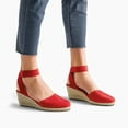 thumbnail image 5 of DREAM PAIRS Women's Elastic Ankle Strap Espadrilles Wedge Sandals, 5 of 5