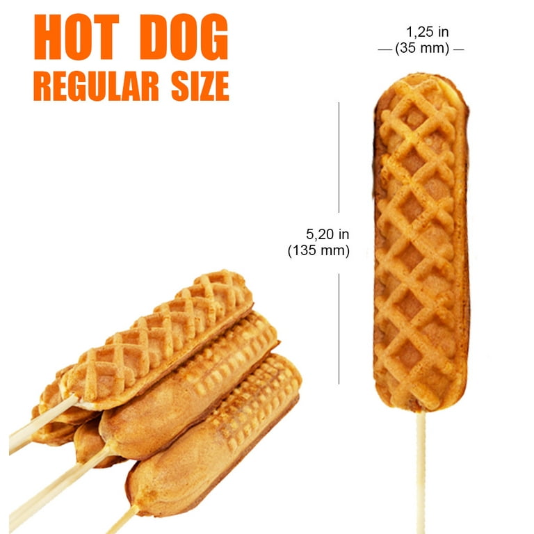 Electric Hot Dog Maker Corn Dog Waffle Stick Maker Sausage Machine