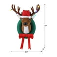 thumbnail image 5 of Mr. Christmas Animated Singing Reindeer Decoration, Red, 5 of 5