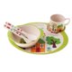 thumbnail image 2 of Vajilla para Niños de Platos de Alimentación para Bebés Tazón Taza Tenedor 5pcs / Sets - 2, Se Describe Macarena Vajilla de fibra de bambú, 2 of 8