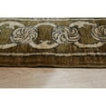 thumbnail image 4 of EORC Brown Handmade Afghan Wool Transitional Turkish Knot Rug, 9'8' x 3'1', 4 of 4