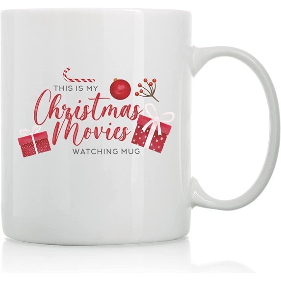 Christmas Mug - Christmas Movie - 11oz and 15oz Funny Coffee Mugs - The Best Funny Gift for Teacher from Students and Colleagues - Coffee Mugs and Cups with Sayings by