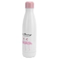thumbnail image 2 of Botella de agua aislada con forma de Cola de acero inoxidable, a prueba de fugas, a prueba de herrumbre, taza de agua aislada para deportes, flamenco blanco-3, 2 of 14
