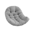 thumbnail image 3 of Cojín para silla de huevo, cojín para hamaca de patio, cojín para asiento de cesta colgante, almohada Gris, 3 of 8