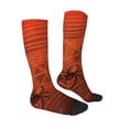 thumbnail image 4 of Lsque Spider Web Printed Crew Socks Men's Women's LightWeight Thin Casual Calf Socks ,Knee High Socks,Cotton Socks, 4 of 9