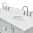 thumbnail image 6 of Ariel S072dcqovo Magnolia 72" Free Standing Double Basin Vanity Set - Grey, 6 of 7