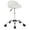 White, variant on NiamVelo Stool Chair Adjustable Rolling Stool with Back Swivel Stool with Wheels , Comfortable Cutting Stools for Hairdressers Tattoo Kitchen Office Home, (Black)