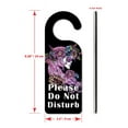 thumbnail image 3 of Do Not Disturb Door Knob Hanger Sign - Day of the Dead Girl, 3 of 3