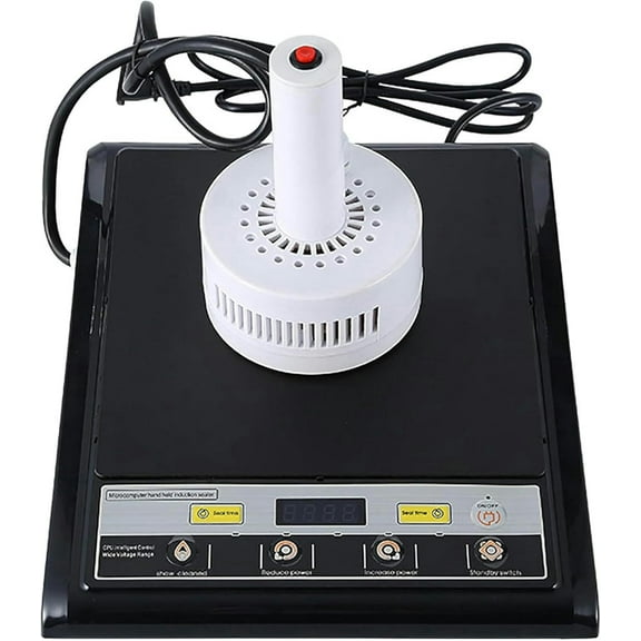 GXCZ Food Saver Vacuum Sealer Machine Portable Handheld Induction Sealer, Sealing Diameter 20-70MM, 800w-1200w Induction Sealer, with Automatic Protection Function, for Induction Film, Aluminum Foil, Composite Film