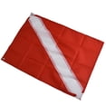 thumbnail image 4 of Drapeau de Bateau de Plongée, Marqueur de Plongée Léger Rouge Blanc, 4 of 9
