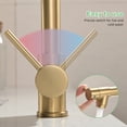 thumbnail image 4 of Commercial Kitchen Faucet with Pull Down Sprayer, Single Handle Single Lever Kitchen Sink Faucet, 4 of 4