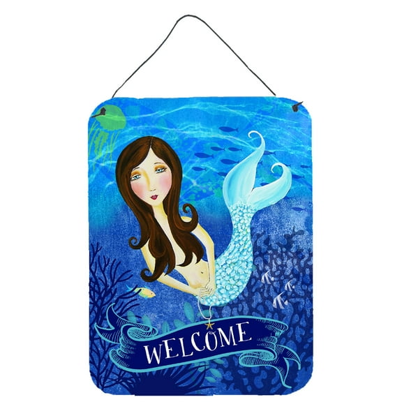 Welcome Mermaid Wall or Door Hanging Prints