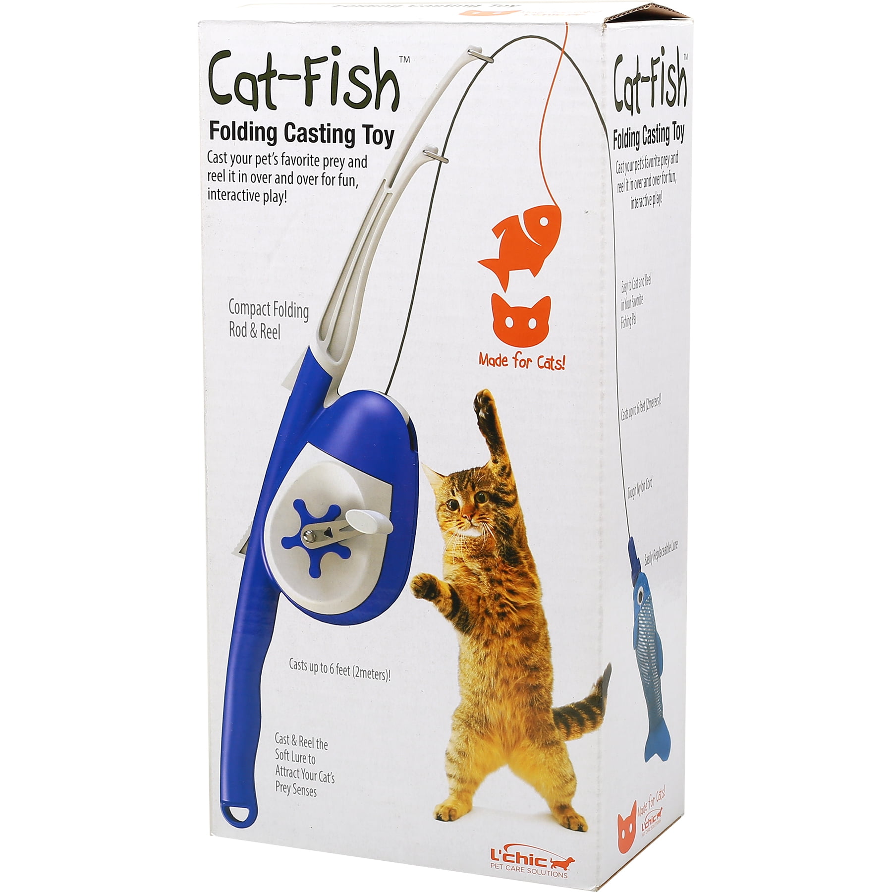 Cat-Fish, cat fishing pole teaser toy 
