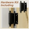 thumbnail image 5 of 32" x 42" Solid Wood Café / Saloon Door Dual Partition Door Porch Entrance Door, 5 of 7