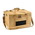 thumbnail image 4 of Bolsa de almacenamiento para acampar, caja de almacenamiento, bolsas para mochileros, bolso de mano de viaje resistente Caqui y duro, 4 of 9