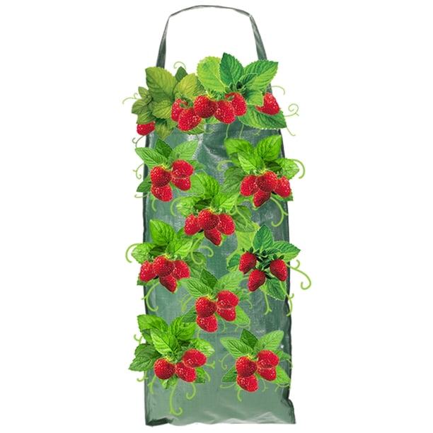 Harupink Hanging Planter Bag Polyethylene Breathable Strawberry Grow
