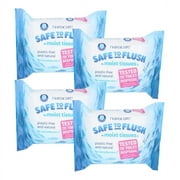 Natracare Safe to Flush Moist Tissues, Made of 100% Paper ( 4 Pack )