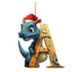 thumbnail image 2 of Adorno navideño para perros | Regalo para amantes de las mascotas | Colgante plano de acrílico para la decoración del árbol de Navidad | Adorno colgante para el hogar para dueños de perros, 2 of 2