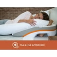 thumbnail image 5 of MedCline Reflux Relief System, Bundle - Bed Wedge Pillow for Acid Reflux & GERD Relief, Full Body Pillow with Extra Cases - Arm Hole Pocket & Incline Sleep Position - Small - 5'4" & Below, 5 of 11