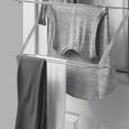 thumbnail image 4 of Mainstays 3-Tier Steel Over-the-Door Clothes Drying Rack, Silver, 4 of 9