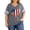 WenDA03_Grey, variant on 4th of July Shirts Women 250 Anniversary USA Shirt Plus Size V Neck Heart America Flag Tshirts 250th Anniversary USA Patriotic Tees Womens Tops Grey, XL