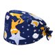 thumbnail image 1 of Paquete De 4 Gorros De Trabajo Para Enfermera, Servicio Prolongado, Color Puro, Botón Pulido Opaco, Gorros De Trabajo Multifuncionales Unisex, Uniformes De Trabajo Kearding AP008643-13, 1 of 5