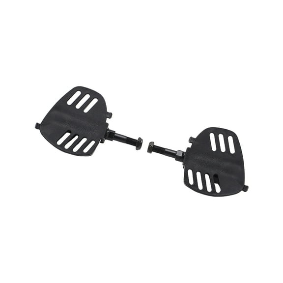 2pcs Multipurpose Fitness Bike Pedal Replacement with Secure Strap and Stability