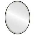thumbnail image 1 of Singapore Framed Oval Mirror - Rubbed Black - 13" x 17", 1 of 7