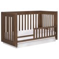 thumbnail image 2 of Evolur Maddox Modern Crib, Toffee and Brush White, 2 of 14