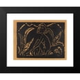 thumbnail image 2 of Otto Mueller 18x15 Black Modern Framed Museum Art Print Titled - Girl Between the Leaf Plant (1912), 2 of 5