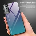 thumbnail image 3 of Case Compatible with Galaxy A14 5G 6.6" 2023, Tempered Glass Backplane Anti-scratch [1 Pcs Glass Screen Protector] Shockproof Stylish Anti Scrctah Phone Shell, Black, 3 of 6