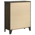 thumbnail image 6 of Wilkes 4-drawer Chest of Drawers Dark Cocoa, 6 of 12