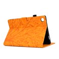 thumbnail image 5 of Embossed Tree PU Leather Flip Tablet Case for Samsung Galaxy Tab A7 Lite 8.7" T220/T225 Shockproof Protection Card Slots Holder Stand with Pen Slot Folio Case Cover, Khaki, 5 of 9