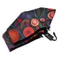 thumbnail image 6 of FORMRS Travel Umbrella Folding Auto Open Close Windproof Rain UV Protection, Purple Flowers, 6 of 8