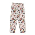 thumbnail image 5 of Xecao Rose Flowers Women's Straight Lounge Pajama Pants: The Epitome of Relaxed Sleepwear, 5 of 9