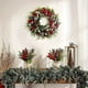 thumbnail image 5 of Ganfancp Guirnalda de Navidad Escena Casera Puerta Colgante Adornos de Aguja Campanas de Navidad Colgantes Adornos Colgantes Ofertas y Liquidaciones 1X Corona de Navidad, 5 of 6