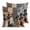 Gray, variant on 26x26 Pillow Covers Set of 2, Black Orange Girls Boho Throw Pillow Covers Decorative Couch Cushion Case, Retro Ethnic Abstract Art Microfiber Square Pillowcases for Bedroom Car Living Room