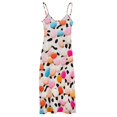 thumbnail image 5 of Leopard Print Pattern Fine Art Sleeveless Dress Summer Dress Woman 2025, 5 of 7