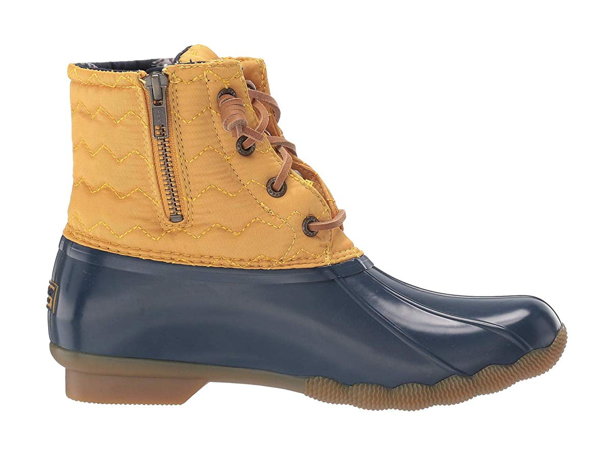 Sperry Women's Saltwater Chevron Quilt Nylon Boots 