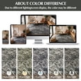 thumbnail image 7 of Toyoso 5x7 Modern Abstract Area Rug - Charcoal Grey & Black Carpet, 0.25" Low Pile Machine Washable Non-Slip Indoor Rug, Stain Resistant Pet Friendly Floor Mat for Bedroom & Home Office, 7 of 7